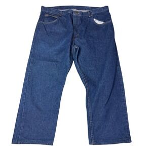 Key Imperial Workwear Denim Jeans Blue Straight Leg Mens Size 40x26